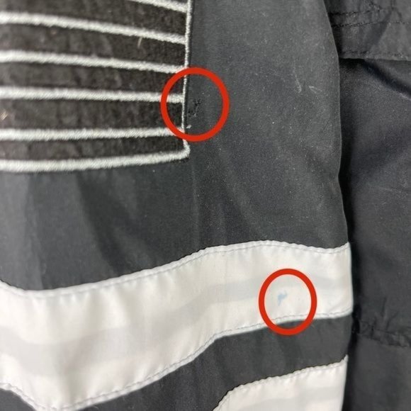 G-NET Black Full Zip Lightweight Bomber Style Windbreaker Jacket Size Medium - Picture 2 of 10